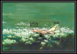 81423 Maldives 1998 Mi N°411 Dassault Falcon Jet TB Neuf ** MNH Avion Avions Airplane Plane Aircraft - Maldive (1965-...)