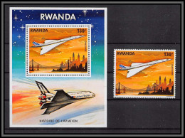 81421a Rwanda 1978 Y&t BF N°81 Histoire De L'avaiation Concorde TB Neuf ** MNH Avion Avions Airplane Plane Aircraft - Unused Stamps