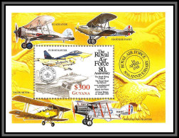81414 Guyane Guyana Mi N°585 Royal Air Force 80th Anniversary 1998 ** MNH Avions Planes Aigle Eagle Birds Of Prey - Guyana (1966-...)