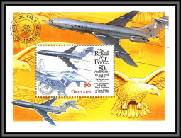 81412 Grenada Grenade Mi N°504 Royal Air Force 80th Anniversary 1998 ** MNH Avions Planes Aigle Eagle Oiseaux (birds) - Grenade (1974-...)