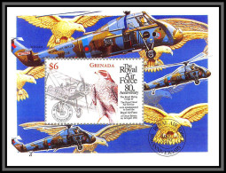 81409 Grenada Grenade Mi N°505 Royal Air Force 80th Anniversary 1998 ** MNH Avions Planes Aigle Eagle Oiseaux Dirds - Adler & Greifvögel