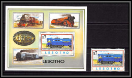 81353a Lesotho Y&t N°110 + Timbre South American Railway 1969 Class 6e Train Trains LocomotiveTB Neuf ** MNH 1993 - Lesotho (1966-...)