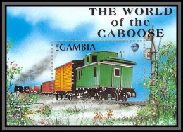 81332 Gambia Gambie Y&t N°114 A TB Neuf ** MNH Train Trains Locomotive The World Of Caboose 1991 - Eisenbahnen