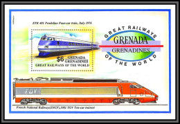 81307 Grenada Grenadines Y&t N°243 Tgv France 1981 Etr 401 Pendolino Italia 1976 TB ** MNH Train Trains Locomotive 1992 - Trains