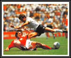 81235 Lesotho Mi BF N°121 World Cup France 1998 TB Neuf ** MNH Football Soccer 1997 Littbarski Germany - 1998 – Frankreich