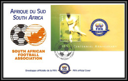 81234 South Africa Rsa Mi BF N°101 100 Years Centenary Of Fifa 2004 TB Fdc Premier Jour Football Soccer - Brieven En Documenten