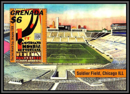 81227 Grenada Grenade Mi N°374 Soldier Field Chicago World Cup Coupe Du Monde Uruguay 1930 ** MNH Football Soccer 1994 - Grenada (1974-...)