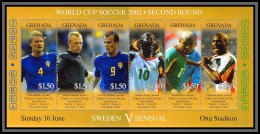 81224 Grenada Grenade Mi N°5144/5149 Sweden Senegal Coupe Du Monde World Cup Japan Korea 2002 ** MNH Football Soccer - 2002 – Südkorea / Japan