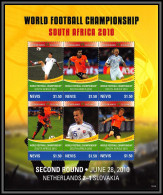 81212c Nevis Mi N°2501/2506 Nederlands Slovakia World Cup Coupe Du Monde South Africa 2010 TB ** MNH Football Soccer - 2010 – South Africa