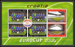 81202 St Vincent Grenadines Mi N°6472/6476-80 Croatia Eurocup 2008 Championnat D'europe TB Neuf ** MNH Football Soccer - St.Vincent & Grenadines