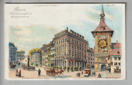 CH BE Bern Kornhausplatz 1903-06-21  Litho C.Steinmann/H.Schlumpf #2197 - Berna