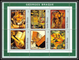 81686 Guinée-Bissau 2001 Mi N°1600/1605 Georges Braque TB Neuf ** MNH Tableau (Painting)  - Moderne