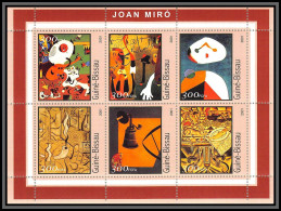 81685 Guinée-Bissau 2001 Y&t N°987/992 Joan Miro TB Neuf ** MNH Tableau (Painting)  - Modern