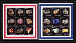 81688 Guinée-Bissau 2001 Yvert N°918/935 Minerals Minéraux Pierres Stones TB Neuf ** MNH Cote 40 Euros - Minerals