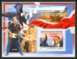 81675 Guinée Guinea 2008 BF 900 Obama Mandela 44ème President Of Usa Eagla Aigle Oiseaux Birds Springsteen ** MNH - Sänger