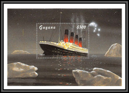 81673 Guyana Guyane Mi 563 The 85th Anniversary Of The Titanic Disaster ** MNH 1998 Bateau Bateaux Ship Ships Boat - Ships
