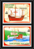81650 Grenada MI N°273/274 Santa Maria De Christophe Colomb Colombo Columbus ** MNH Ship Bateau 1991 Discovey Voyages - Christoffel Columbus