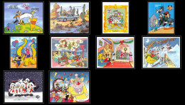 Lot 4 Disney LOT DE 10 Blocs (BF) Tous Differents Neuf ** MNH Qualité Luxe - Disney