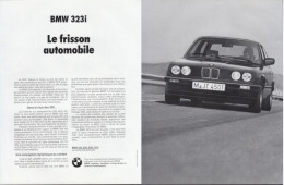 128811CL/ BMW 323i, 2 Pages De Magazine Format 21/27,5 Cm - Publicités