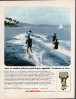 129114CL/ Moteurs De Bateaux JOHNSON, Page De Magazine Format 21/27,5 Cm - Advertising