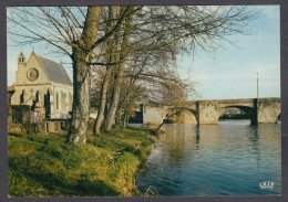 123127/ SAINT-JUNIEN, La Chapelle Notre-Dame Et Le Pont Sur La Vienne - Saint Junien