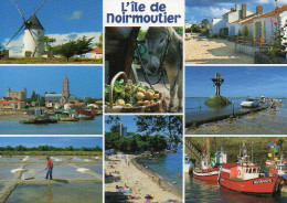 85 Ile De Noirmoutier - Pommes De Terre "la Bonnotte". Moulin, Vieux Port, Marais Salants, âne - Editions JACK N° 6071 - Ile De Noirmoutier