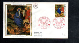 FDC 1987 CROIX ROUGE - 1980-1989