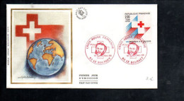 FDC 1988 CROIX ROUGE - 1980-1989