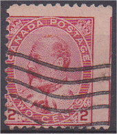 Edouard VII N°79 2c Carmin Piquage Décalé Voir Le Scan Recto/verso. - Used Stamps