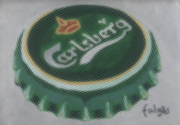 H6-109 Litografía Cerveza Carlsberg Denmark. The Harmony Collection. - Advertising