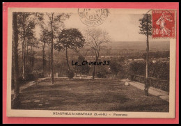 78 - NEAUPHLE --Panorama  ---cpsm Pf - Neauphle Le Chateau