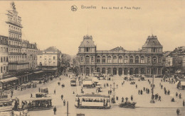 4937 73 Bruxelles,  Gare Du Nord Et Place Rogier.  - Ferrovie, Stazioni