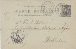 FRANCIA - INTERO POSTALE - VIAGGIATO - VIAGGIATO - 1899 - Sonstige & Ohne Zuordnung