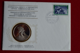 Nepal Everest 1978 Medallic Fdc Limited Edition Proof Sterling Silver - Montagne