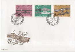 Liechtenstein 1980 FDC Jagd Waffen, Hunting Weapons Weatpon Gun - FDC