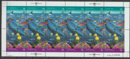 NATIONS UNIES / ONU - NEW YORK - 1992 - FEUILLE YVERT 607/608 ** MNH - COTE = 20 EUR / POISSONS - Unused Stamps