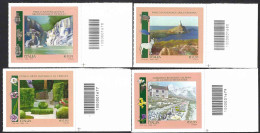 Italia 2015; Parchi, Orti, Giardini: Vulci, Asinara, Trieste, Campo Imperatore, Serie Completa A Barre. - 2011-20: Mint/hinged