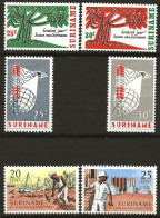 SURINAM: **, N° YT 441 à 444 + 450 Et 451, TB - Surinam