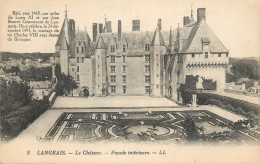 Postcard France Langeais Castle - Langeais