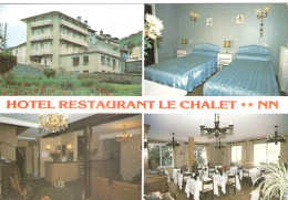 LOT DE 13 CPSM DE AX LES THERMES  L'HOTEL RESTAURANT LE CHALET -  AX BONASCRE - LE SAQUET - Ax Les Thermes
