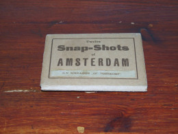 77100-       12 SNAP-SHOTS (7 X 9 CM.) OF AMSTERDAM - Amsterdam