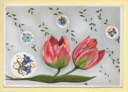 Fleurs : Tulipes / CPSM (voir Scan Recto/verso) - Flowers
