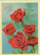 Fleurs : Roses / Bonne Fête / CPSM (voir Scan Recto/verso) - Flowers