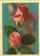 Fleurs : Roses / Bonne Fête (voir Scan Recto/verso) - Flowers