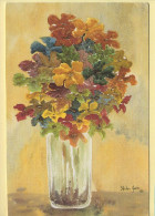 Fleurs : Bouquet De Fleurs Dans Un Vase (voir Scan Recto/verso) - Fleurs