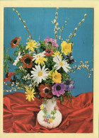 Fleurs : Bouquet De Fleurs Dans Un Vase (voir Scan Recto/verso) - Fleurs