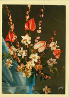 Fleurs : Bouquet De Fleurs Dans Un Vase (voir Scan Recto/verso) - Fleurs