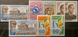 R2452/1843 - DAHOMEY - 1960/1962 - Divers - N°158 NEUF** + N°155-156-157-167-168-169-170 NEUFS* - Benin - Dahomey (1960-...)