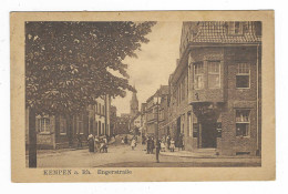 CPA TRES ANIMEE KEMPEN - RHEIN, ENGERSTRASSE, ALLEMAGNE - Autres & Non Classés