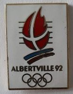 Pin' S  Ville, Sport  J.O  ALBERTVILLE  92  Verso  COJO  1991  ( 73 ) - Giochi Olimpici